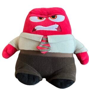 Disney Authentic Anger Plush - Inside Out from Disney Pixar Movie - 8.5"